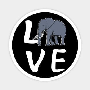 Elephant - Love Elephant Magnet